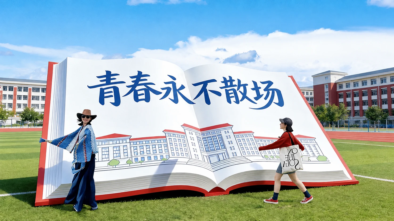 Giant book installations