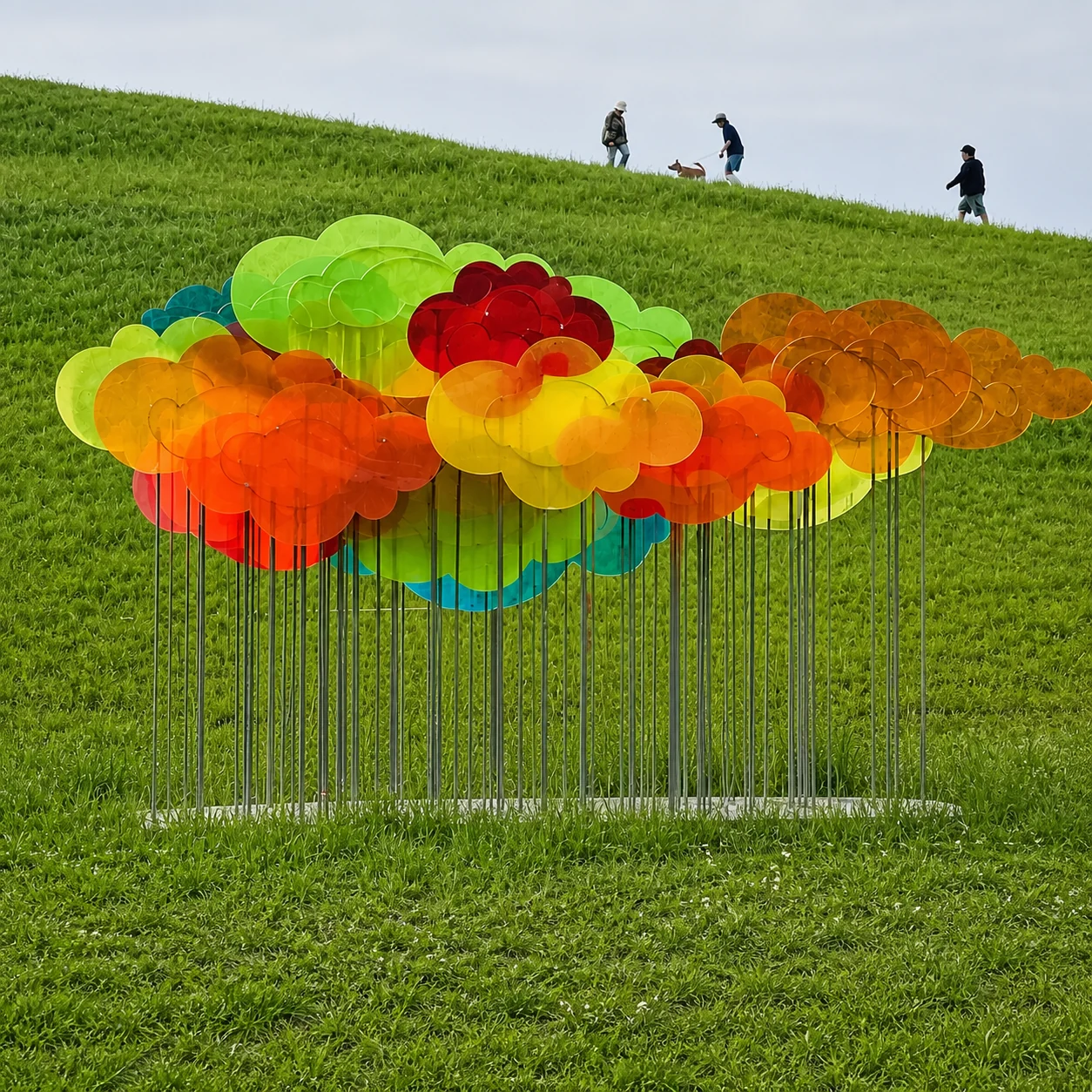 花朵景观小品